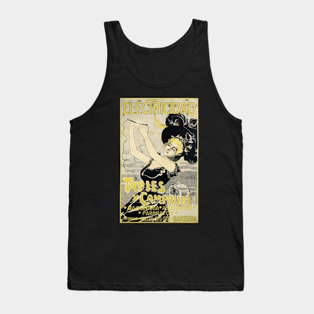 Poster for an electric generator Tank Top by UndiscoveredWonders